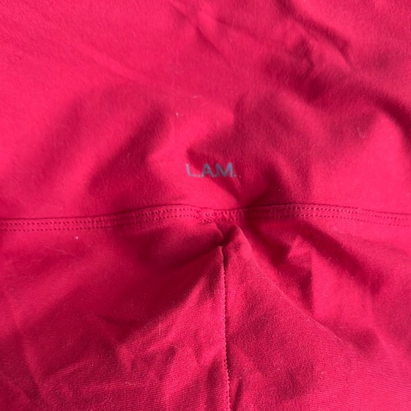 LAM | Workout Leggings Red Size Medium - Picture 5 of 6